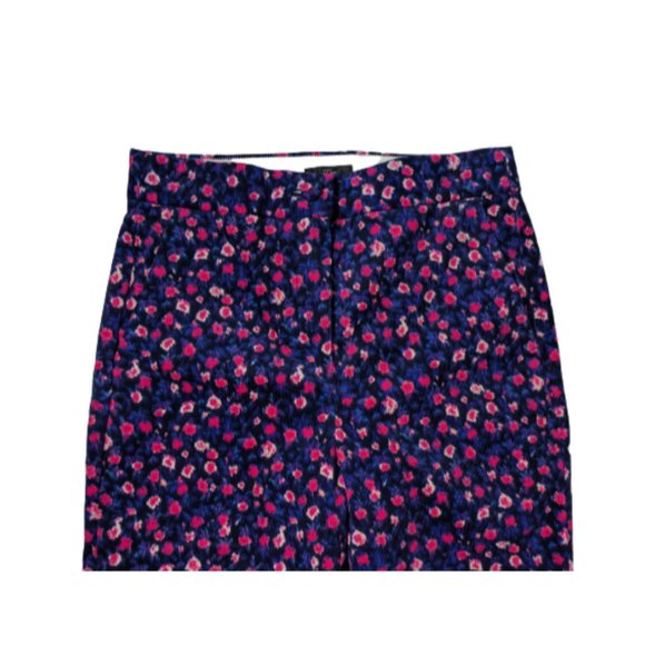 J. Crew Kickout Dotted Floral Corduroy Pants 8 - Picture 4 of 9